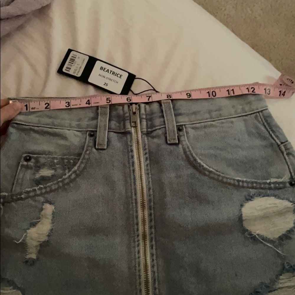 SOLD // LF CARMAR denim Beatrice skirt - Picture 3 of 6